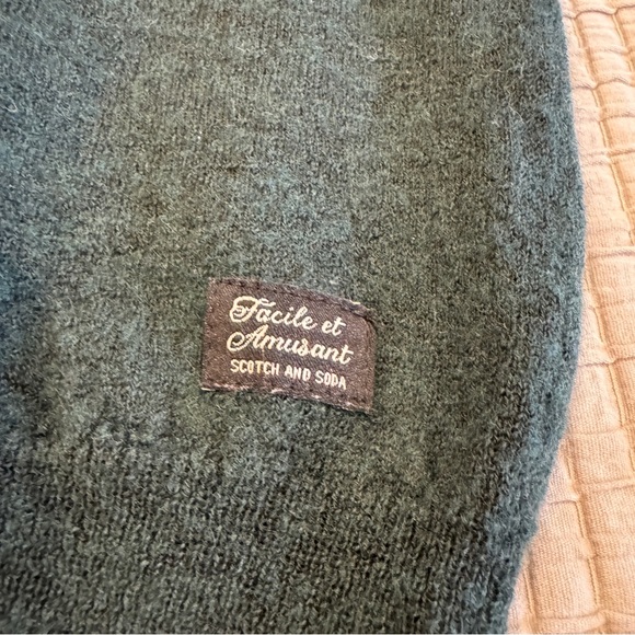 Scotch & Soda Ombré Green Black Sweater - M - Picture 4 of 6